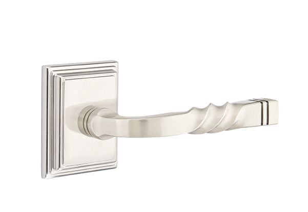 Emtek Santa Fe Lever With Wilshire Rosette