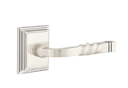 Emtek Santa Fe Lever With Wilshire Rosette