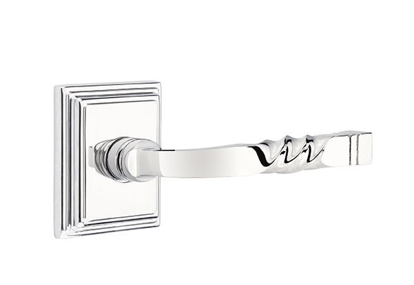 Emtek Santa Fe Lever With Wilshire Rosette