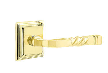 Emtek Santa Fe Lever With Wilshire Rosette