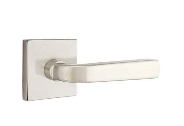 Emtek Sion Lever - Square Rosette - Polished Chrome