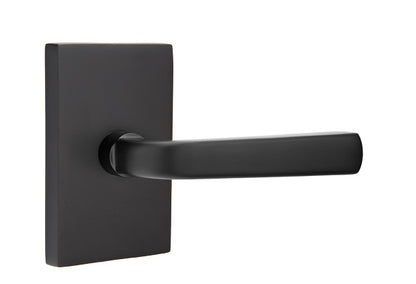 Emtek Sion Lever Flat Black-Neos Rosette