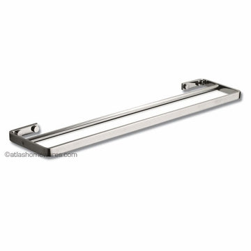 Solange Bath Towel Bar 24 Inch Double Polished Chrome