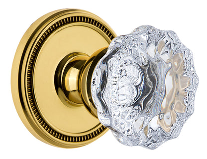 Grandeur Soleil Rosette with Fontainebleau Knob