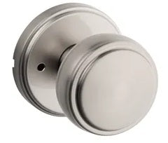 Kwikset Sora Door Knob with Traditional Round Rosette