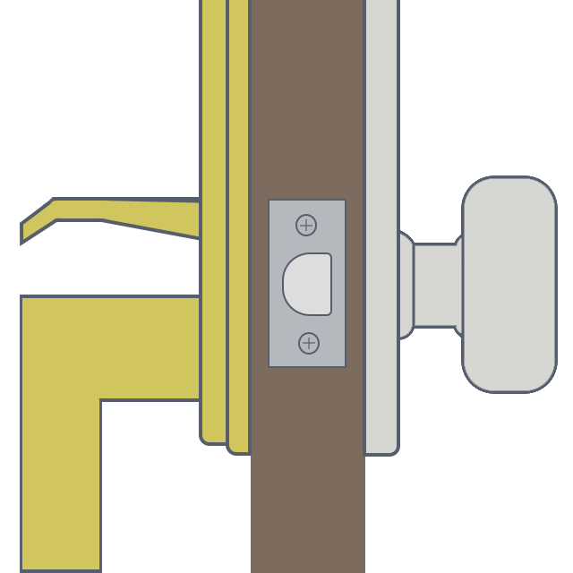 Emtek Ares Entrance Handleset