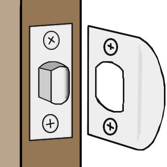 Ageless Iron Aeg Knob with Vale Short Plate Combo Entry Set