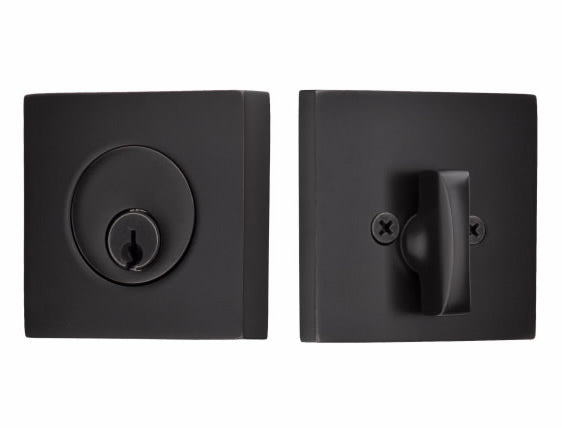 Emtek Square Style Single Cylinder Deadbolt