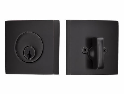 Emtek Square Style Single Cylinder Deadbolt