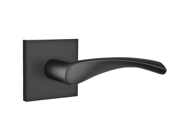 Emtek Flat Black Square Rosette