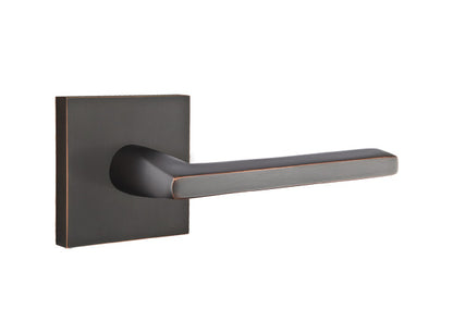 Emtek Brass Helios Lever Oil Rubbed Bronze-Square Rosette