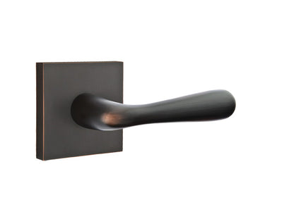 Emtek Basel Lever Oil Rubbed Bronze-Square Rosette