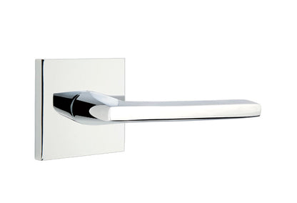 Emtek Brass Helios Lever Polished Chrome-Square Rosette