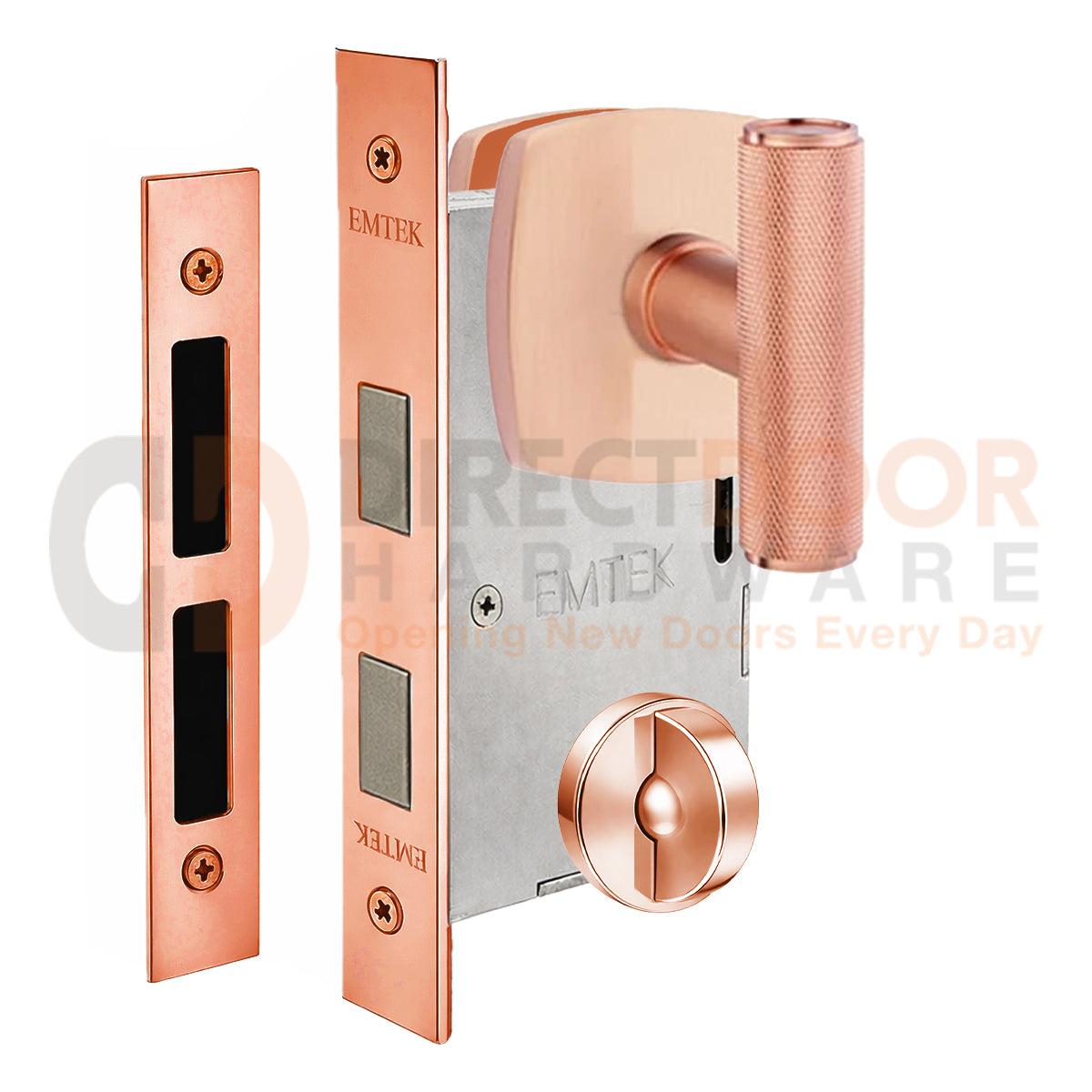 Emtek Ace Knurled Interior Mortise Knob with Urban Rosette