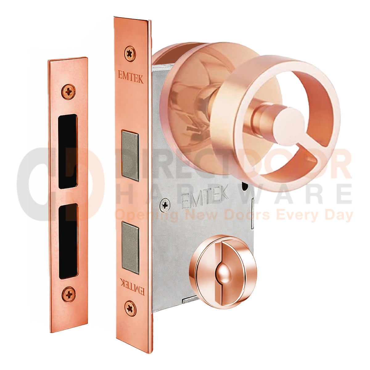 Emtek Spoke Interior Mortise Knob with Disk Rosette