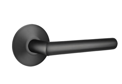 Stuttgart Lever with Modern Rosette - Flat Black
