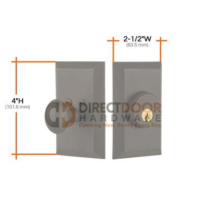 Nostalgic Warehouse Studio Single Cylinder Deadbolt