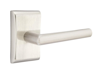 Emtek Stuttgart Lever - Neos Rosette - Satin Nickel