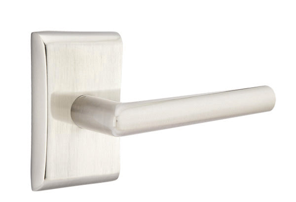 Emtek Stuttgart Lever - Neos Rosette - Satin Nickel