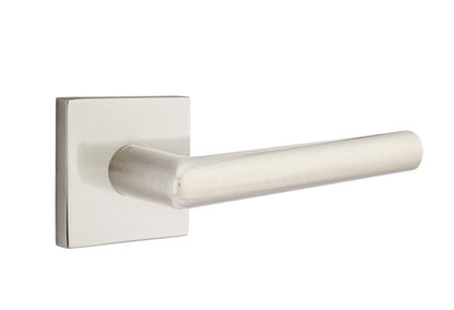 Emtek Stuttgart Lever - Square Rosette - Satin Nickel