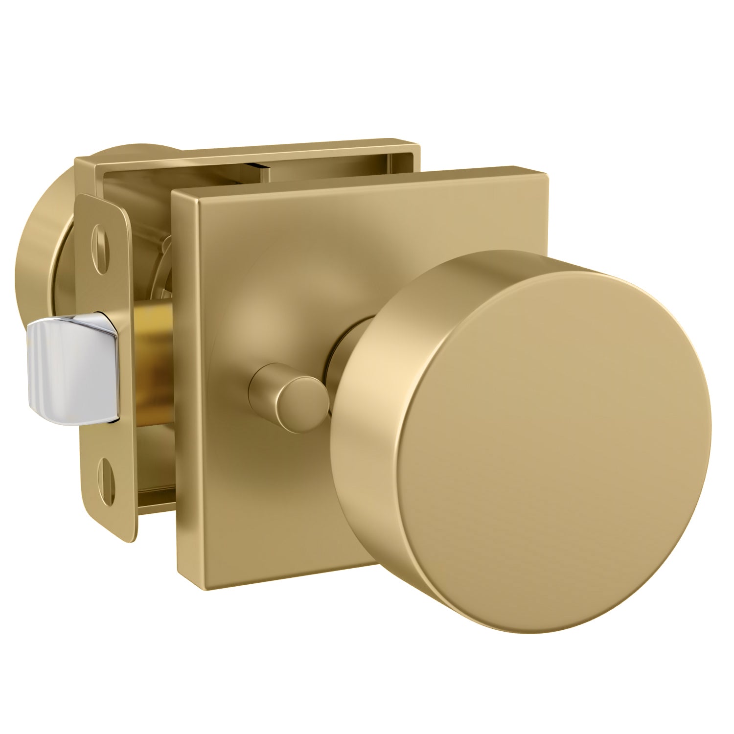 Mega Handles Suana Privacy Satin Brass