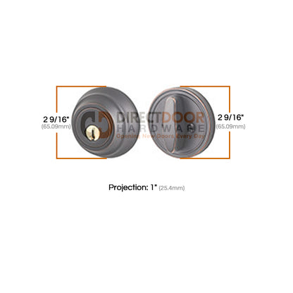 Sure-Loc Single Cylinder Elegance Deadbolt