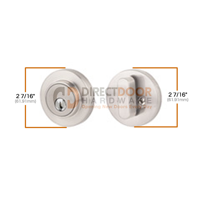 Sure-Loc Modern Round Single Cylinder Deadbolt