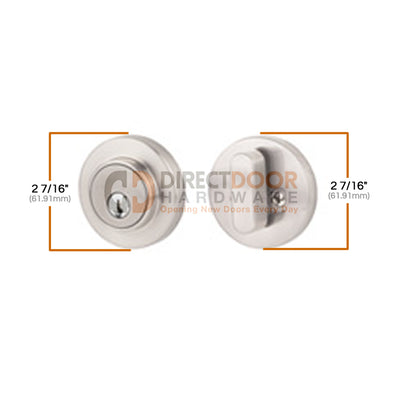 Sure-Loc Modern Round Single Cylinder Deadbolt
