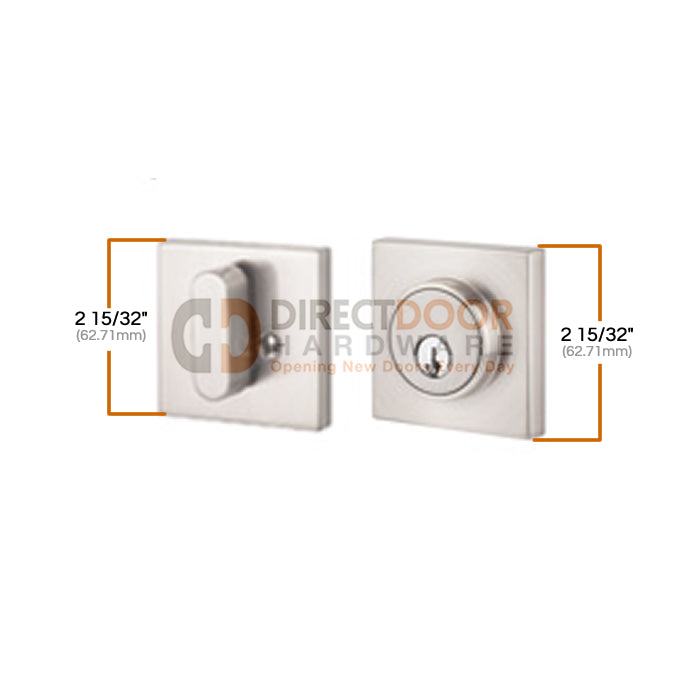 Sure-Loc Modern Square Single Cylinder Deadbolt