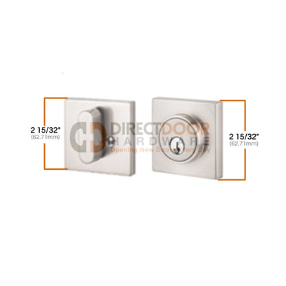 Sure-Loc Modern Square Single Cylinder Deadbolt