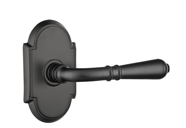Emtek Turino Lever with # Rosette - Flat Black