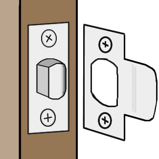 Inox 105 Frankfurt Lever Handle with Square Rosette