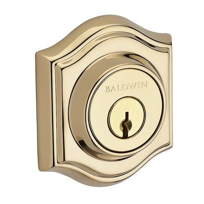 Baldwin Reserve Series Traditional Arch Single Cylinder Deadbolt