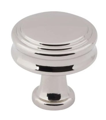 Top Knob Coddington 1 1/4 Inch Knob Polished Nickel