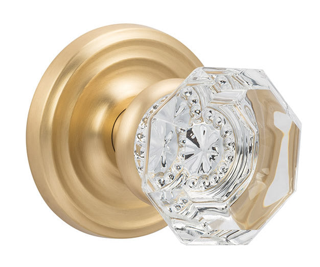 Sure-Loc Torrey Knob in Satin Brass