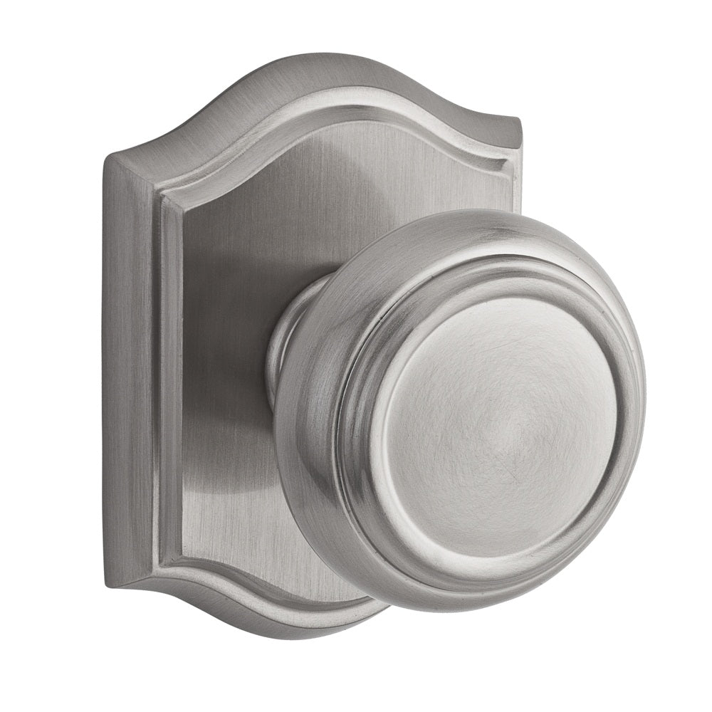 Baldwin Reserve Traditional Knob Satin Nickel