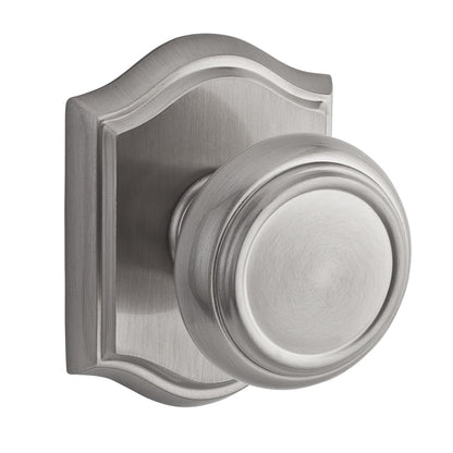 Baldwin Reserve Traditional Knob Satin Nickel