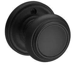 Baldwin Reserve Series Traditional Knob with Traditional Round Rosette