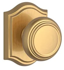 Baldwin Reserve Traditional Knob Satin Brass