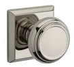Baldwin Reserve Series Traditional Knob with Traditional Square Rosette