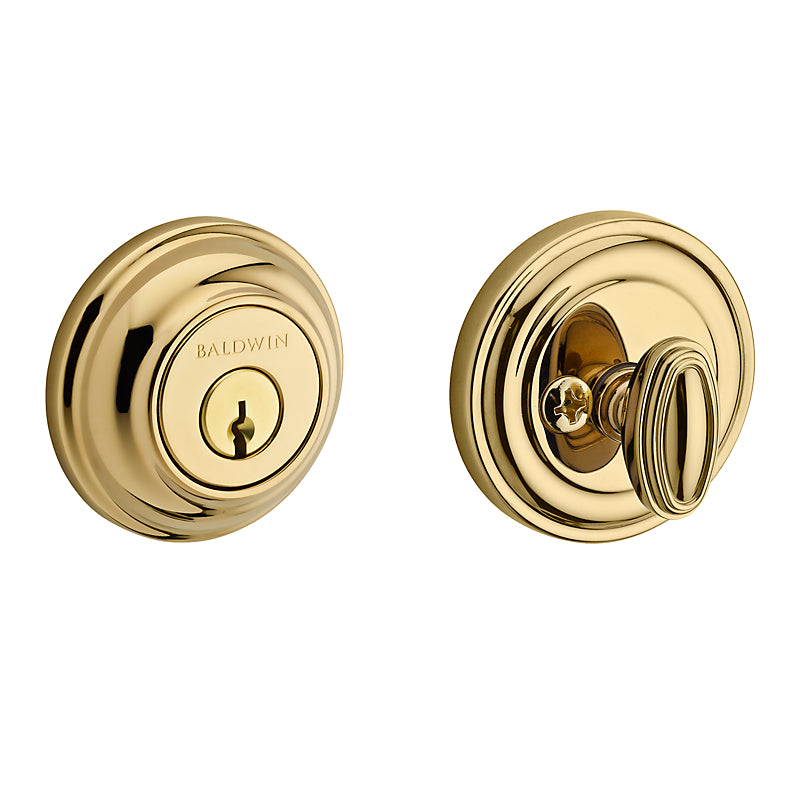 Baldwin Reserve Series Traditional Round Single Cylinder Deadbolt