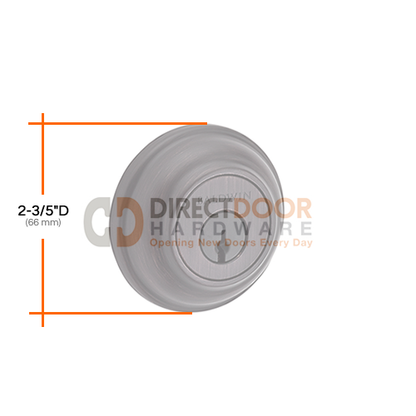 Baldwin Reserve Series Traditional Round Single Cylinder Deadbolt