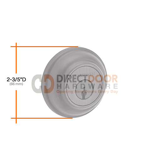 Baldwin Reserve Series Traditional Round Double Cylinder Deadbolt