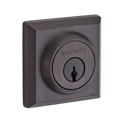 Baldwin Reserve Series Traditional Square Double Cylinder Deadbolt