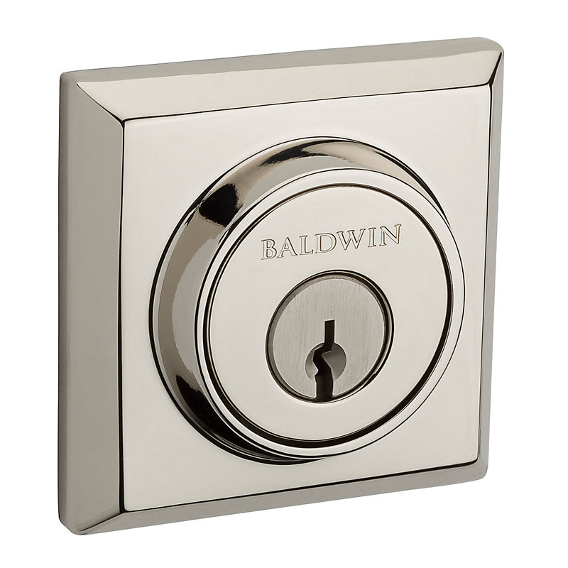 Baldwin Reserve Series Traditional Square Single Cylinder Deadbolt