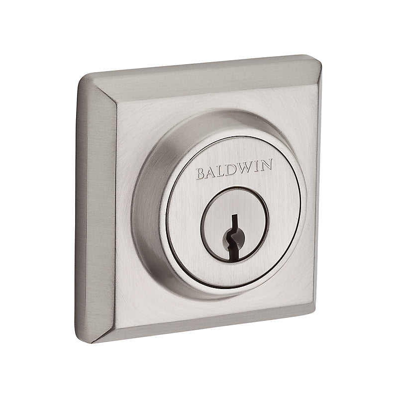 Baldwin Reserve Series Traditional Square Double Cylinder Deadbolt
