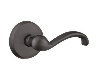 Emtek Sandcast Bronze Teton Lever Handle with Style 2 Rosette