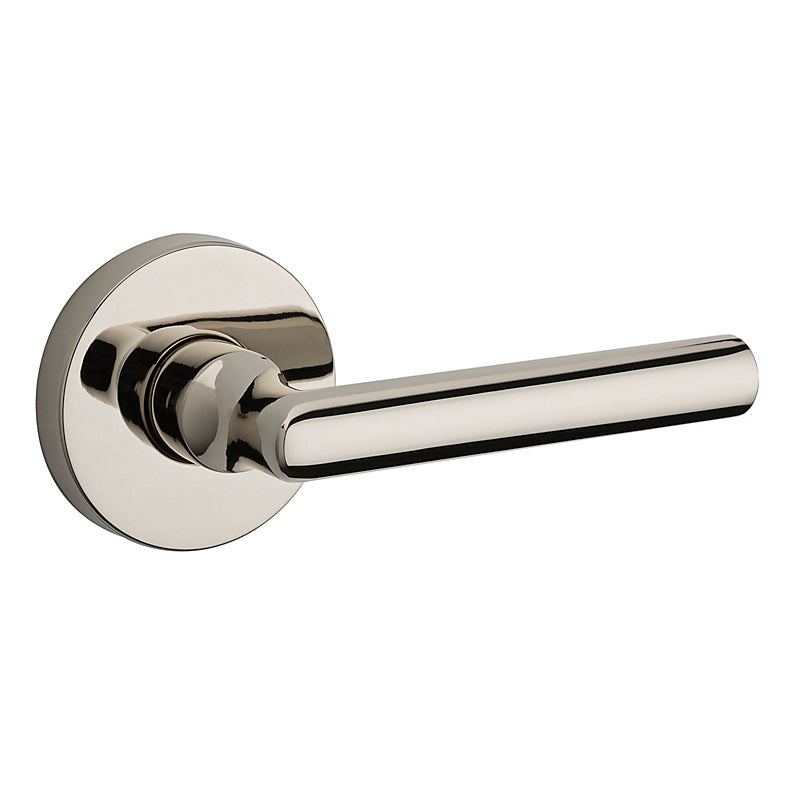 Baldwin Reserve Series Tube Lever with Round Rosette