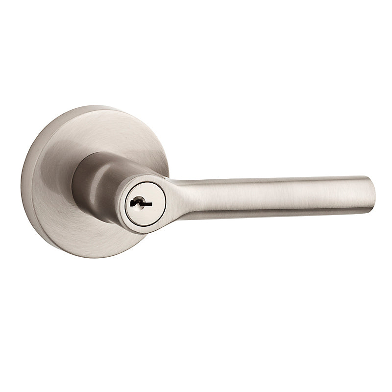 Keyed Lever In Satin Nickel