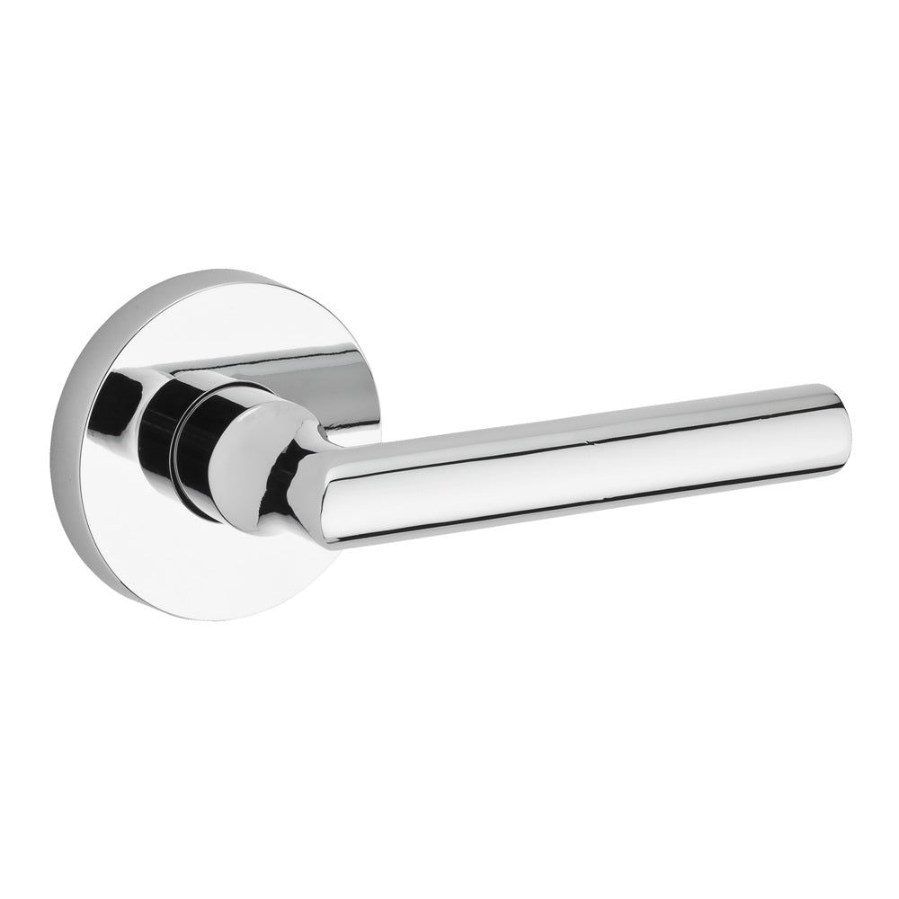 BaldwinPrivacy Lever Interior Reserve Tube Lever Polished Chrome